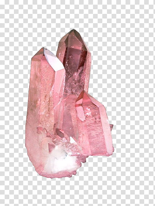 Rose Gold Mega , pink stone fragment transparent background PNG clipart