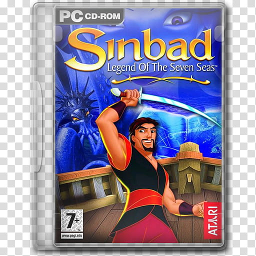 Game Icons , Sinbad-Legend-of-the-Seven-Seas, Sinbad Legend of the Seven Seas PC CD-ROM transparent background PNG clipart