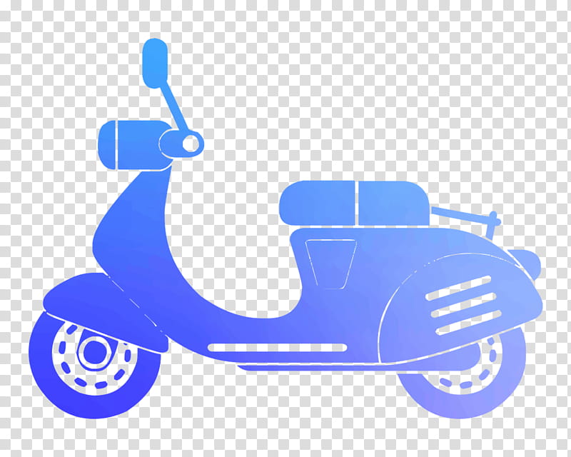 Car, Silhouette, Blue, Riding Toy, Vehicle, Scooter, Vespa, Wheel transparent background PNG clipart
