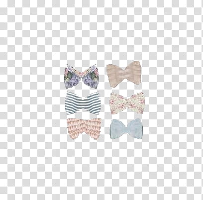 Vintage things , assorted-colored bows transparent background PNG clipart