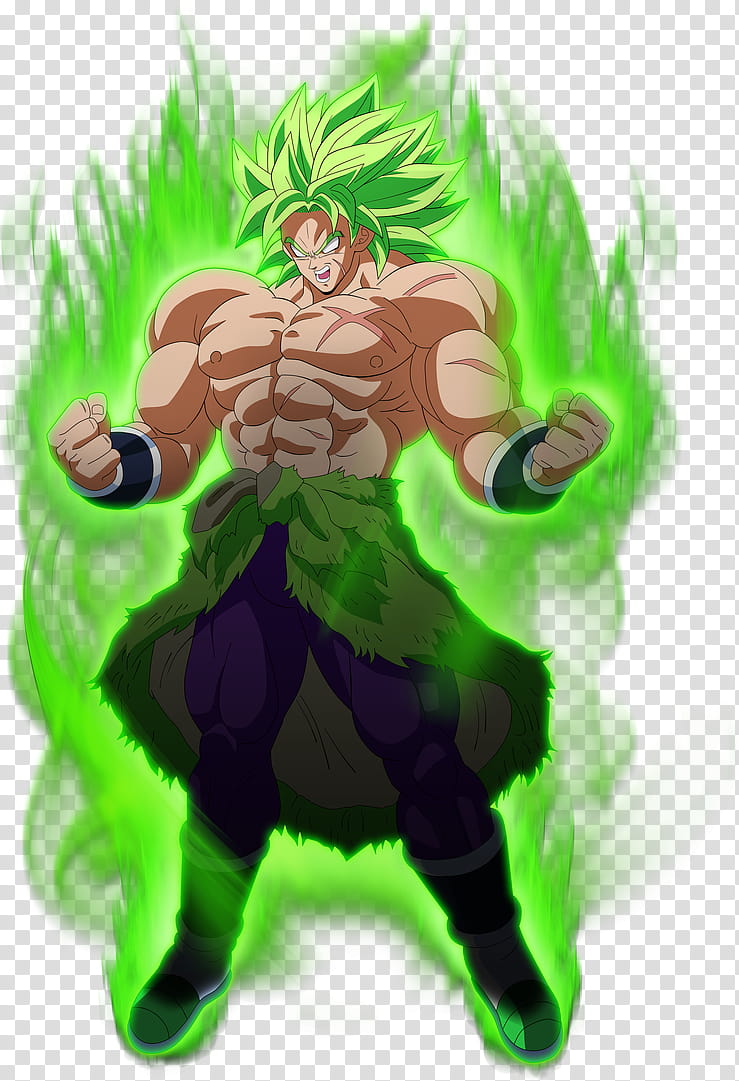 Broly Power Up, Dragon Ball Z character transparent background PNG clipart