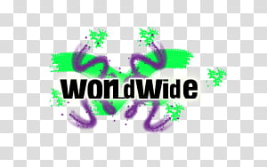 textos de big time rush, green and purple swirls with text overlay transparent background PNG clipart thumbnail