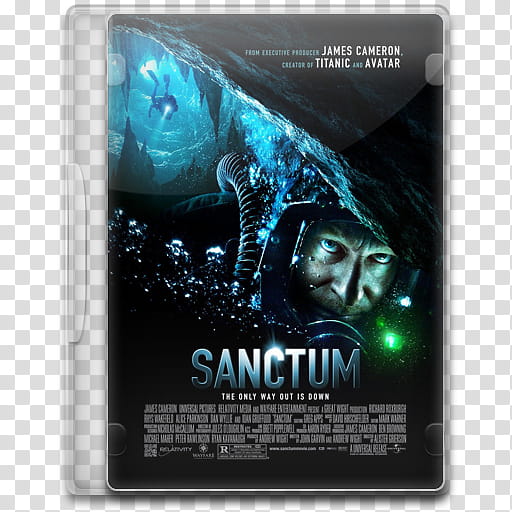 Movie Icon , Sanctum, Sanctum DVD case illustration transparent background PNG clipart