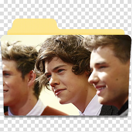 one direction folders , harry-folder  icon transparent background PNG clipart