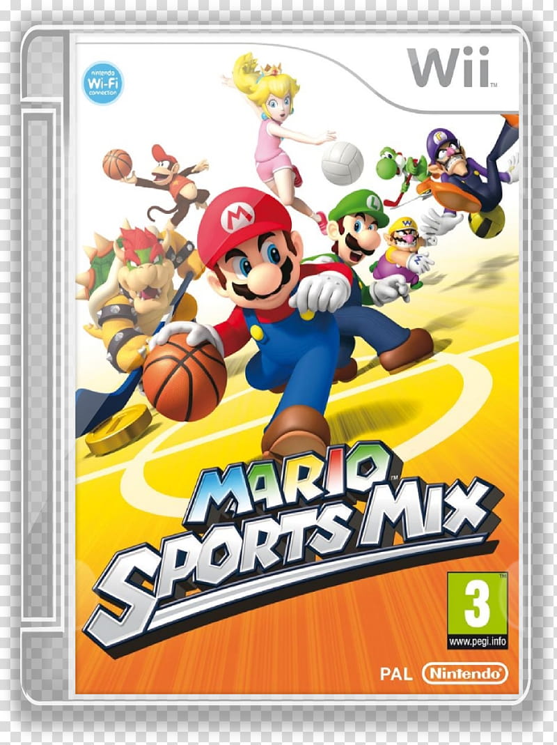 Super Mario Jewel Case, Mario Sports Mix transparent background PNG clipart