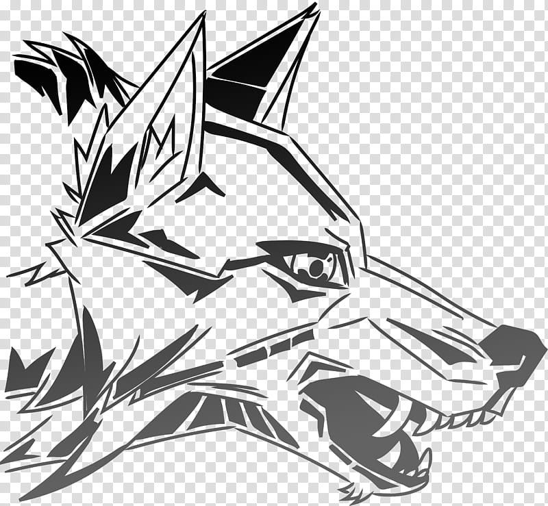 Graffiti wolf  , white and black wolf transparent background PNG clipart