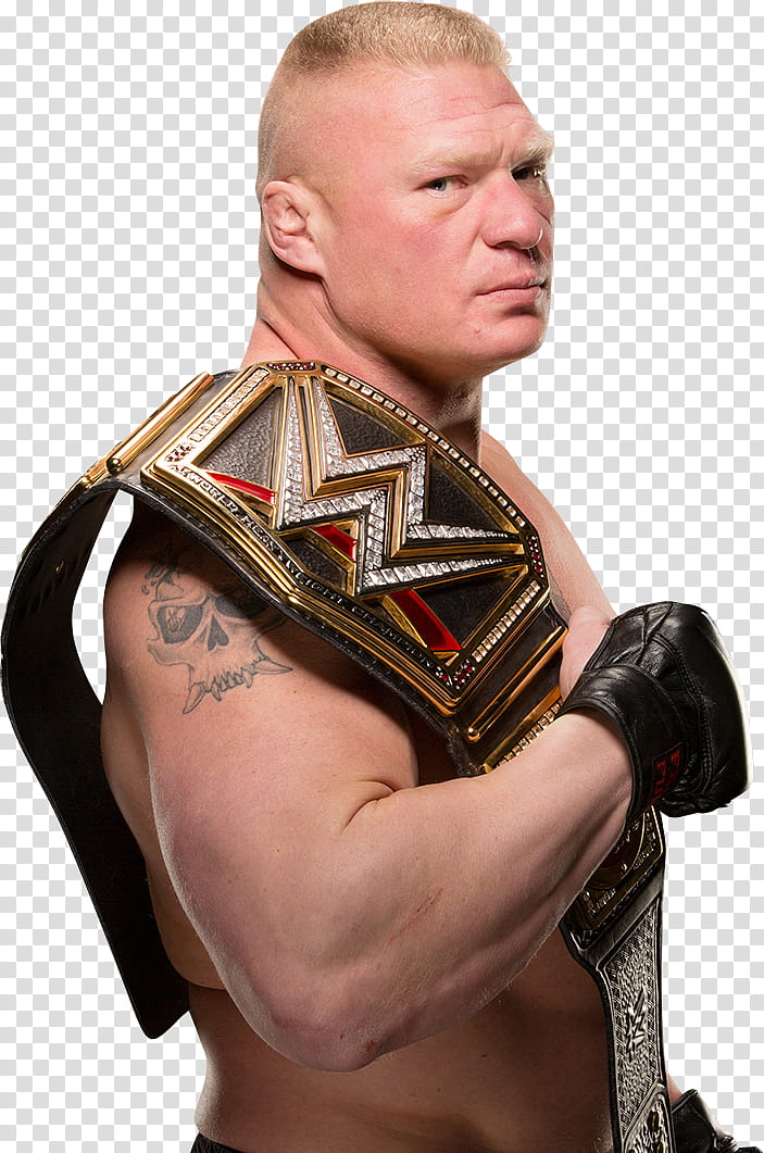 Brock Lesnar WWE World Heavyweight Champion transparent background PNG clipart