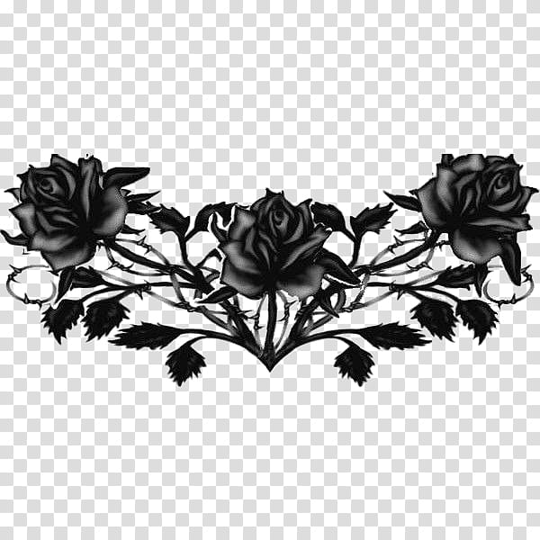 Rose Flower Drawing, Tattoo, Tattoo , Sleeve Tattoo, Tattoo Art, Tattoo Machine, Leaf, Blackandwhite transparent background PNG clipart