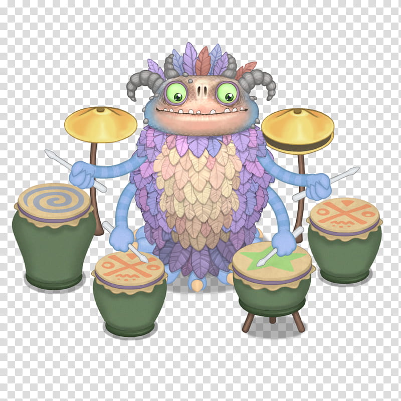 Singing, My Singing Monsters, Wublin Island, Cartoon, Drum, Bongo Drum, Animation, Membranophone transparent background PNG clipart
