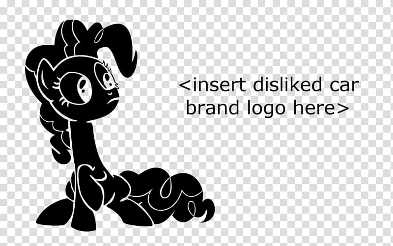 Pinkie Pie &#;What the...&#; black, black My Little Pony character transparent background PNG clipart
