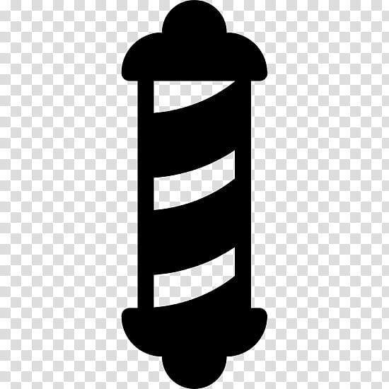 graphy Logo, Barber, Barbers Pole, Beard, Hairstyle, Blackandwhite transparent background PNG clipart