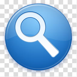 blue search icon transparent background