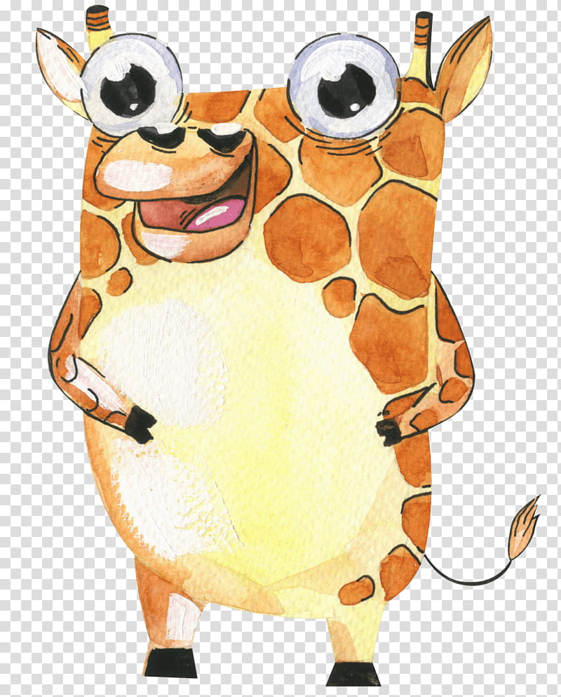 Giraffe, Watercolor Painting, Cartoon, Silhouette, Dance, Animal, Snout, Animal Figure transparent background PNG clipart