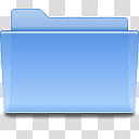 Oxygen Refit, folder-blue, file manager icon transparent background PNG clipart