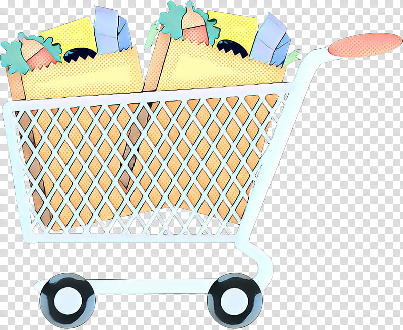 Shopping Cart, Cots, Yellow, Basket, Infant, Bed, Baby Products, Vehicle transparent background PNG clipart