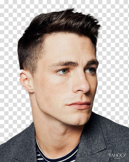 COLTON HAYNES, man in gray dress shirt transparent background PNG clipart