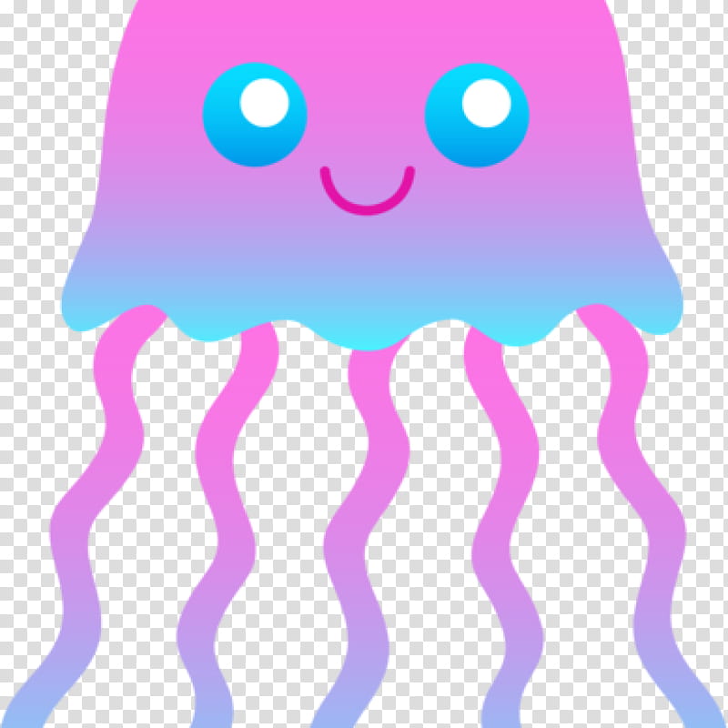 Pink, Jellyfish, Drawing, Blue Jellyfish, Cartoon, Purple, Nose, Violet transparent background PNG clipart