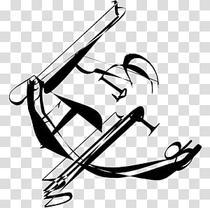 Abstract Brush , black bow cut-out illustration transparent background PNG clipart thumbnail