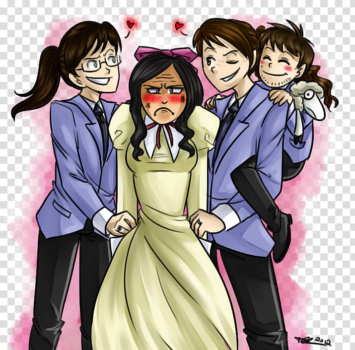 Ouran Highschool Host Club Cosplay, angry girl illustration transparent background PNG clipart