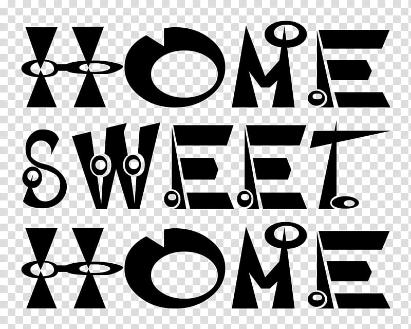 HomeSweetHome , black Home Sweet Home label transparent background PNG clipart