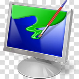 Windows Live For XP, gray flat screen computer monitor D illustration transparent background PNG clipart