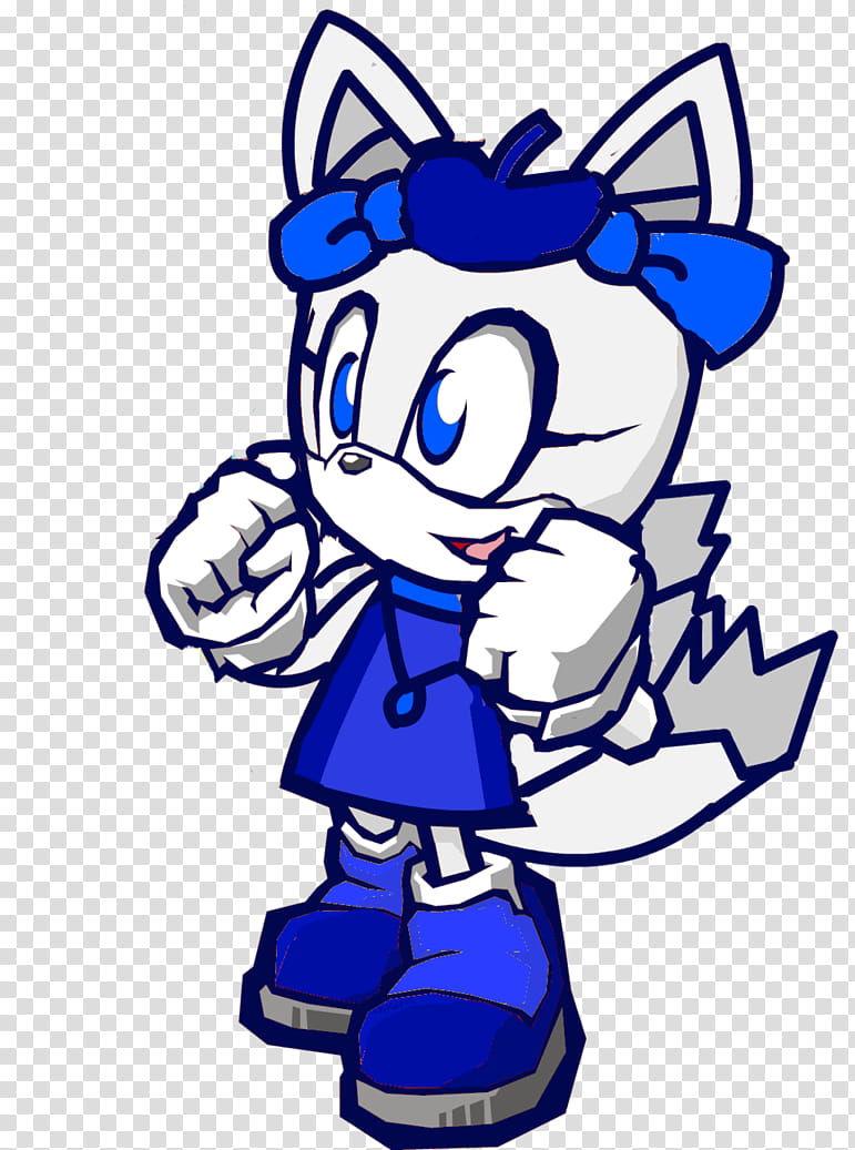 Blanche the Fox sonic battle transparent background PNG clipart
