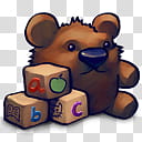 Buuf Deuce , Teddy Blocks_x- transparent background PNG clipart
