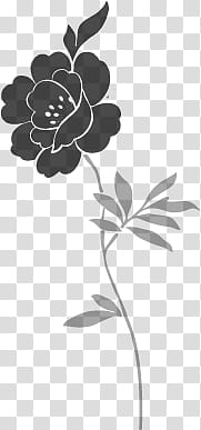 Flower  PS Brushes, of black flower transparent background PNG clipart