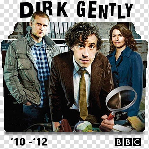 Dirk Gently series and season folder icons, Dirk Gently (') ( transparent background PNG clipart