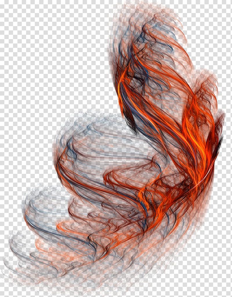 Smoke n Flame Fractal, red and black smoke transparent background PNG clipart