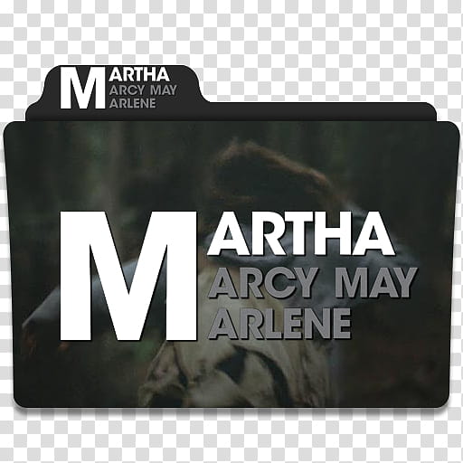 Martha Marcy May Marlene Folder Icon , Martha Marcy May Marlene () transparent background PNG clipart