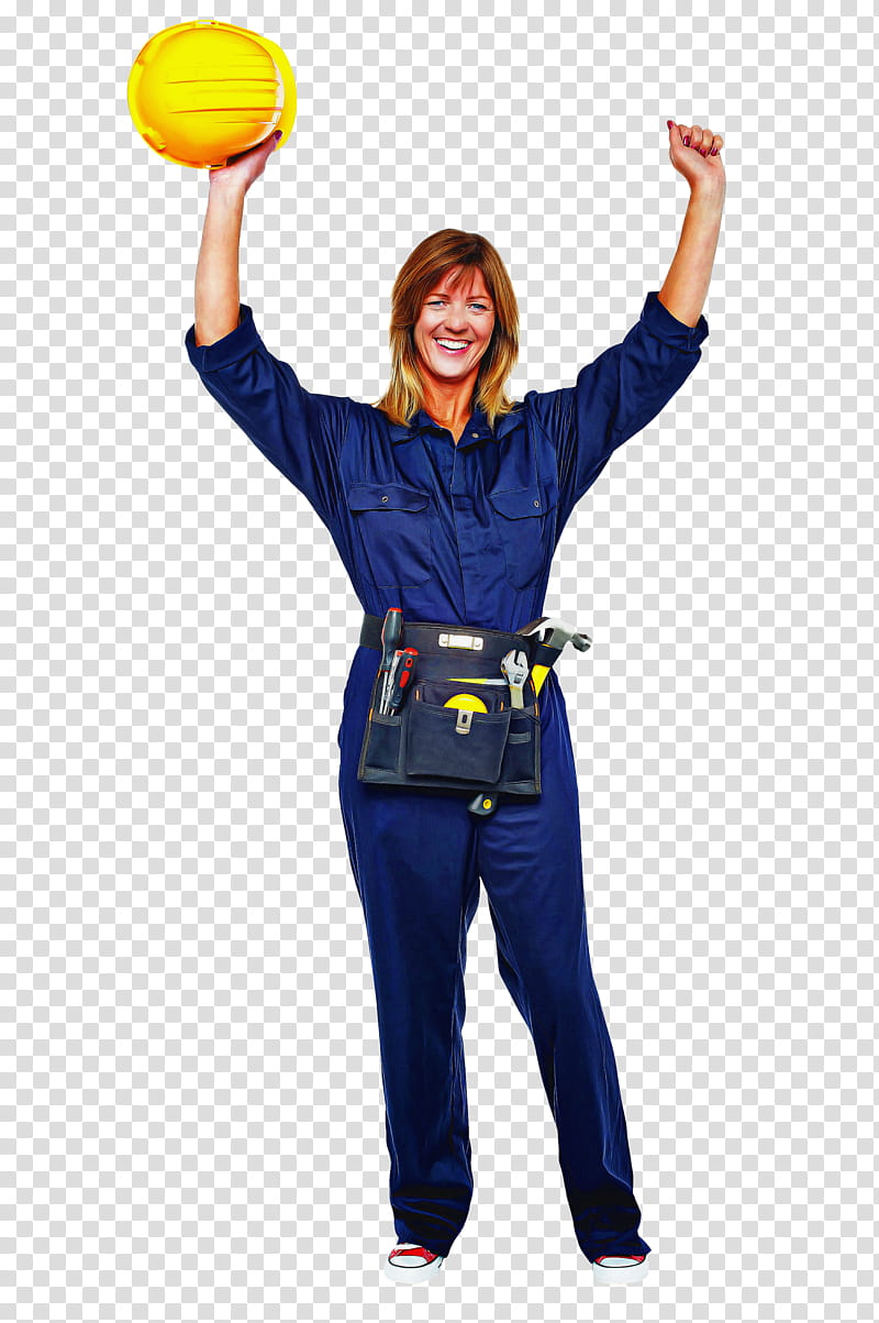 Jeans, Woman, Silhouette, Female, Construction Worker, Girl, Yellow, Standing transparent background PNG clipart
