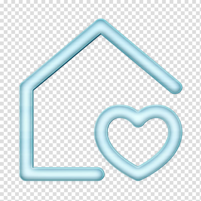 Real Estate icon Home icon Heart icon, Symbol transparent background PNG clipart