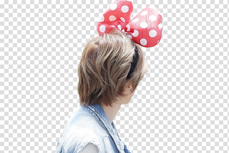 INFINITE, person wearing Disney Mickey Mouse Alice band transparent background PNG clipart