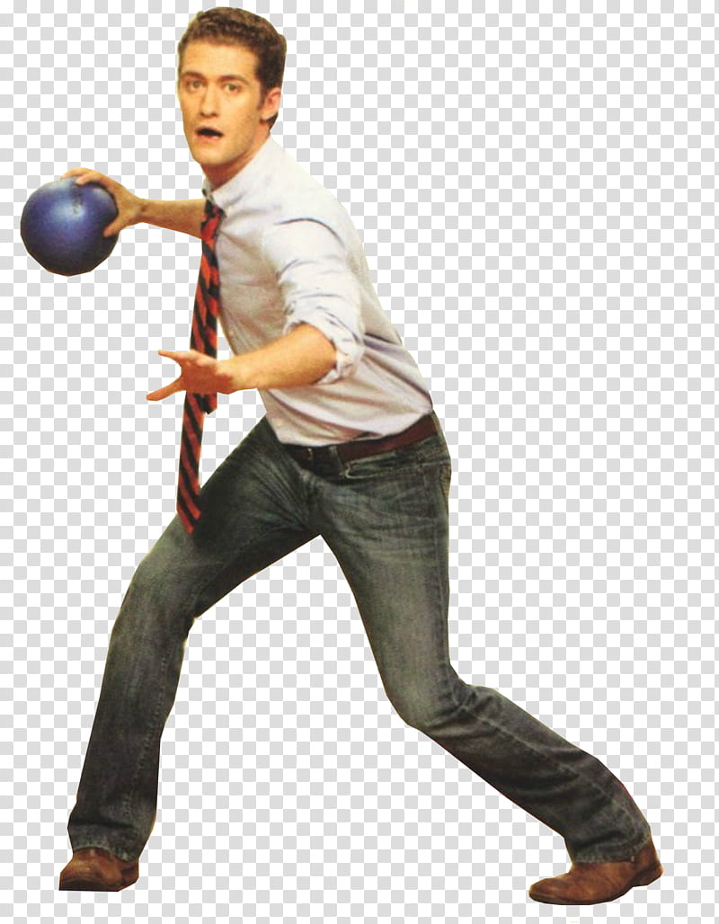 Glee Dodgeballs, man holding ball on his right hand transparent background PNG clipart