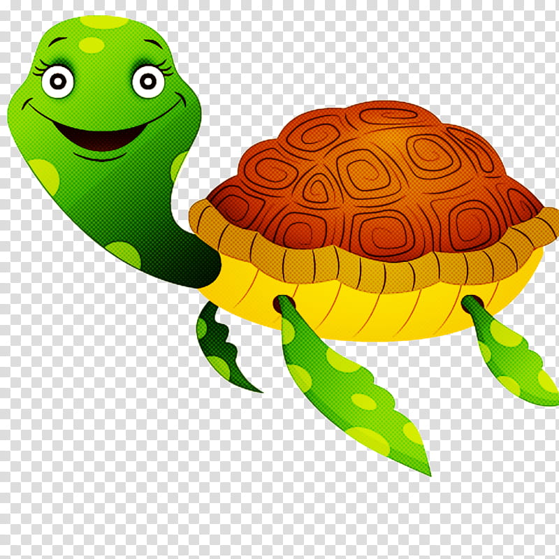 Sea Turtle, Tortoise, Green, Reptile, Cartoon, Pond Turtle transparent background PNG clipart