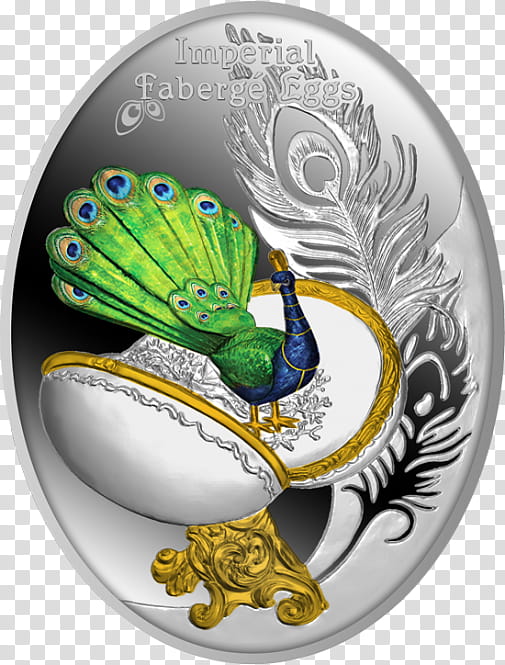 Gold Egg, Peacock, Clover Leaf, Napoleonic, Duchess Of Marlborough, Catherine The Great, Coin, Silver transparent background PNG clipart