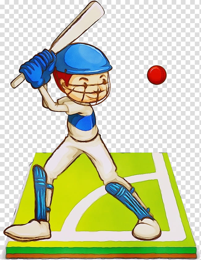 Cricket bat, Watercolor, Paint, Wet Ink, Cricket Ball, Solid Swinghit, Cartoon, Playing Sports transparent background PNG clipart