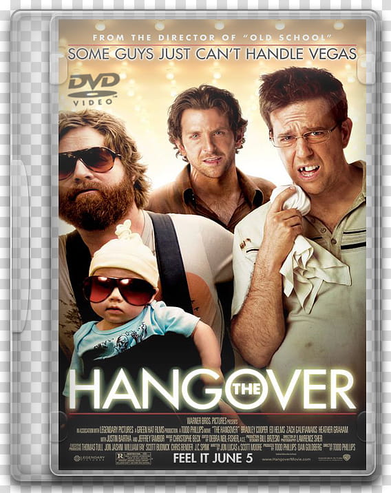 DVD movies icon, The Hangover, The Hangover art transparent background PNG clipart