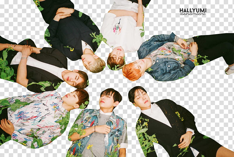 BTS HYYH pt , group of men lying down transparent background PNG clipart