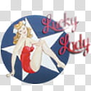 classic nose art , lucky lady icon transparent background PNG clipart