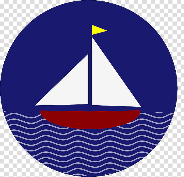 cobalt blue sailboat boat electric blue sail, Vehicle, Symbol, Logo, Watercraft transparent background PNG clipart