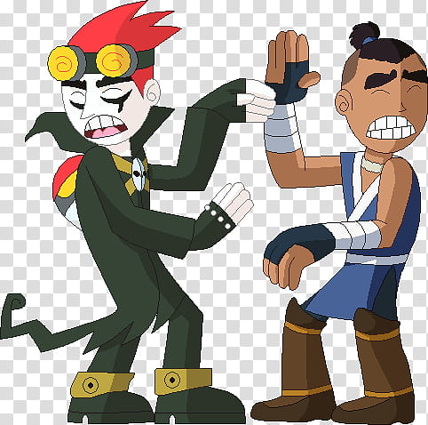 Jack and Sokka transparent background PNG clipart