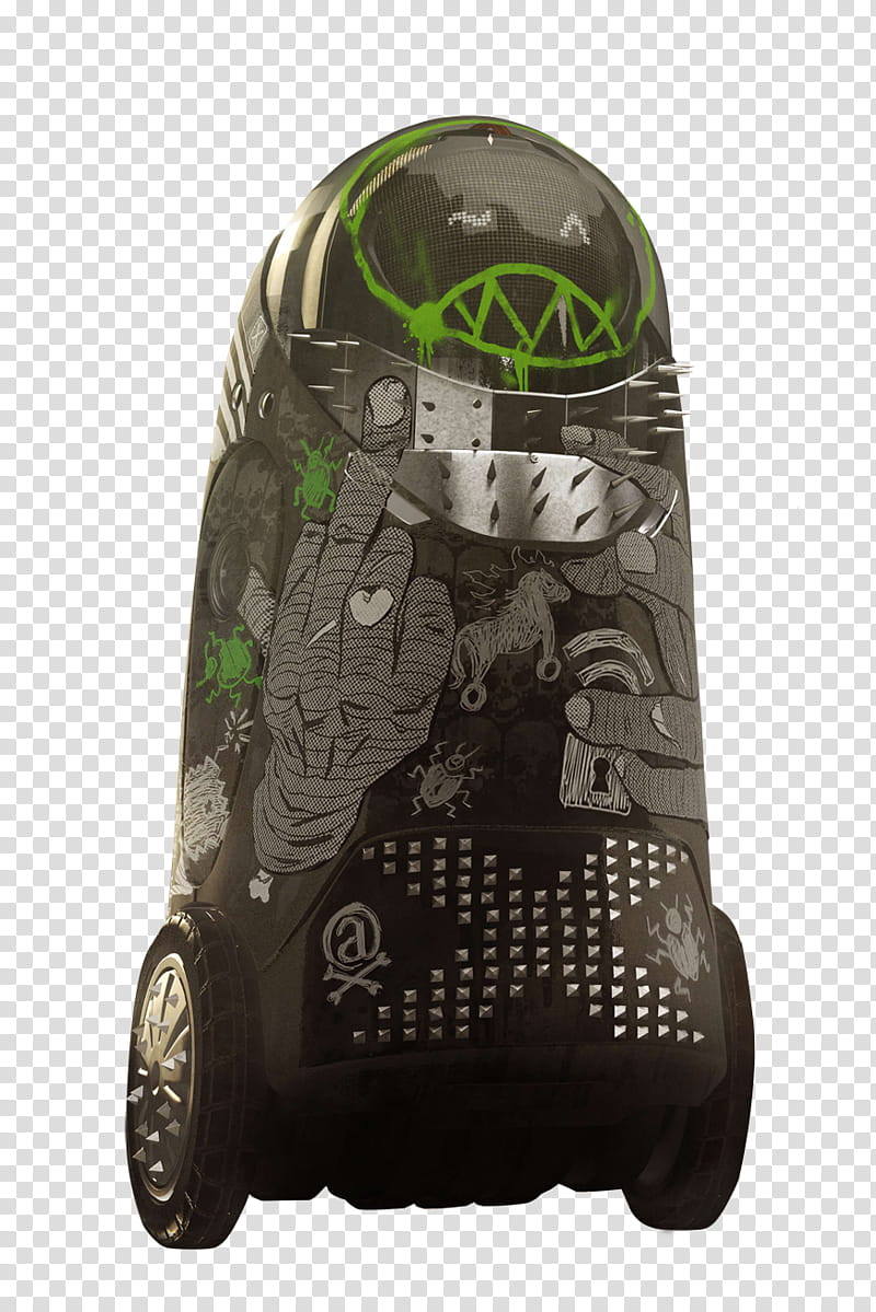 Watch Dogs  Wrench Jr render , black and green bag transparent background PNG clipart