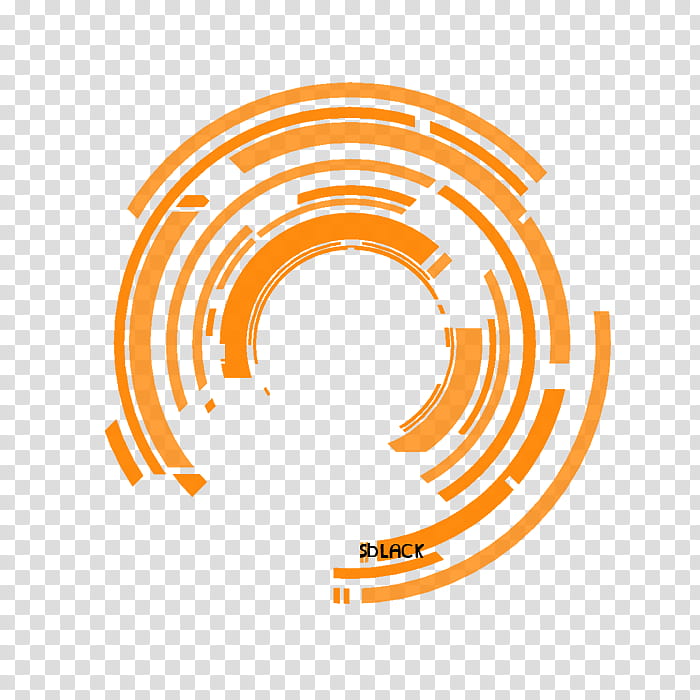 Materials, round orange artwork transparent background PNG clipart