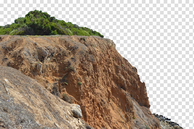 Rocky Cliff , brown mountain under blue sky transparent background PNG clipart