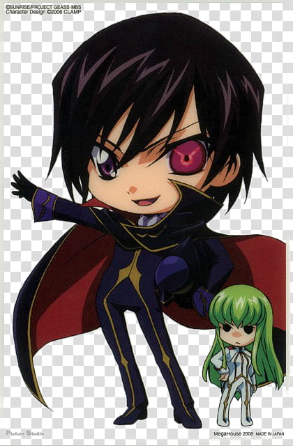Lelouch Chibi transparent background PNG clipart