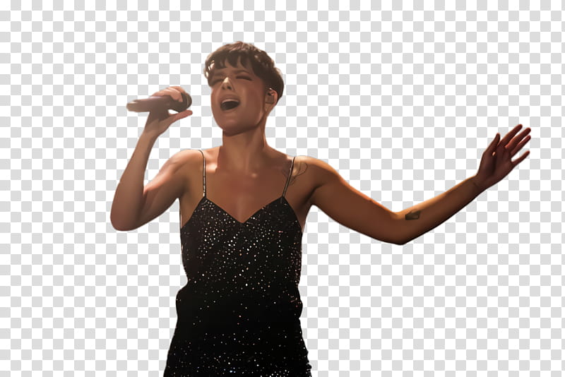 Singing, Halsey, Singer, Without Me, Music, Song, Iheartradio Much Music Video Awards, Bad At Love transparent background PNG clipart