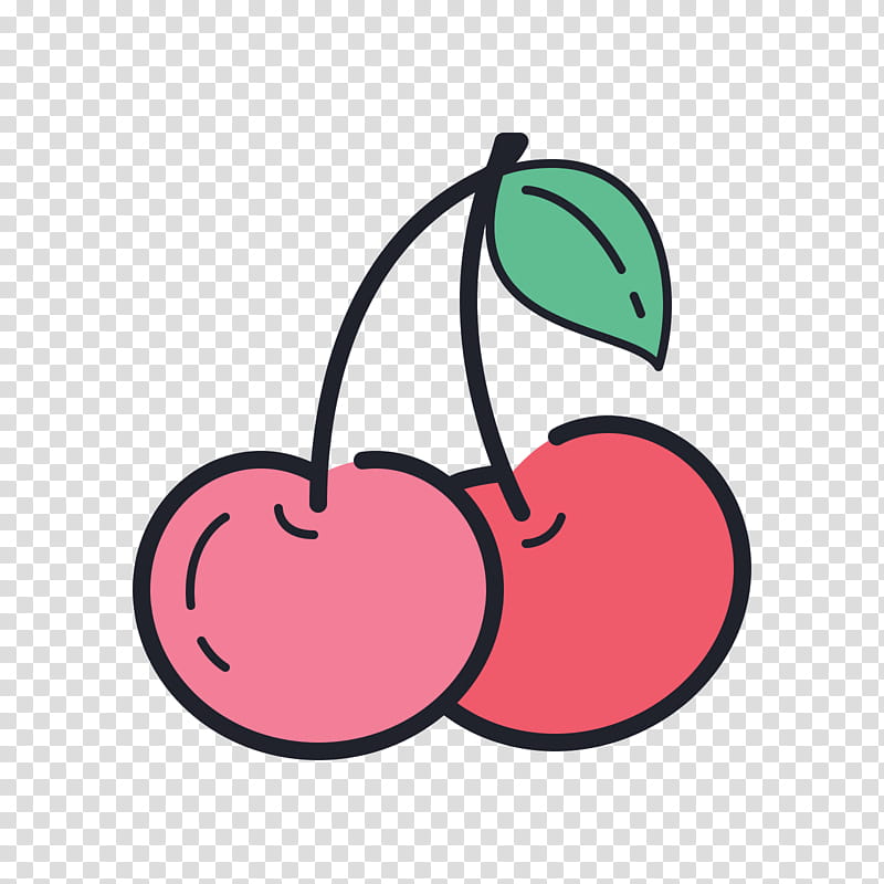 pink cherry clip art