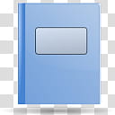 Oxygen Refit, x-office-address-book, blue and white book illustration transparent background PNG clipart